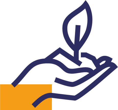 Contribution to society and economy icon