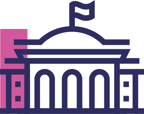 Government building icon